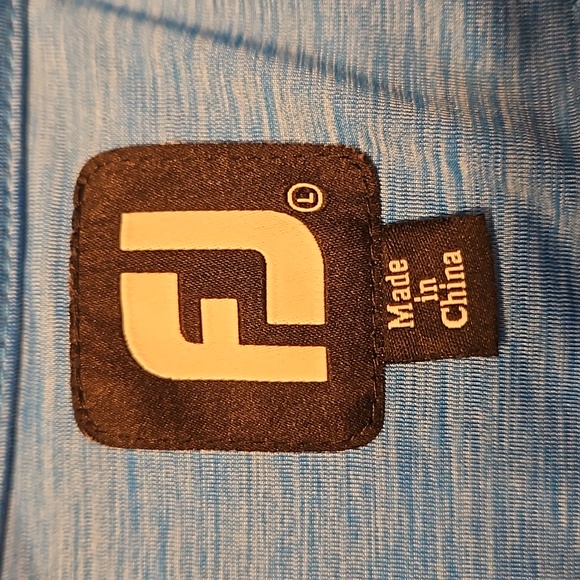 FootJoy | Men's Golf Active Performance Men's Polo Aspen Valley Golf Club Sz L - Picture 9 of 10